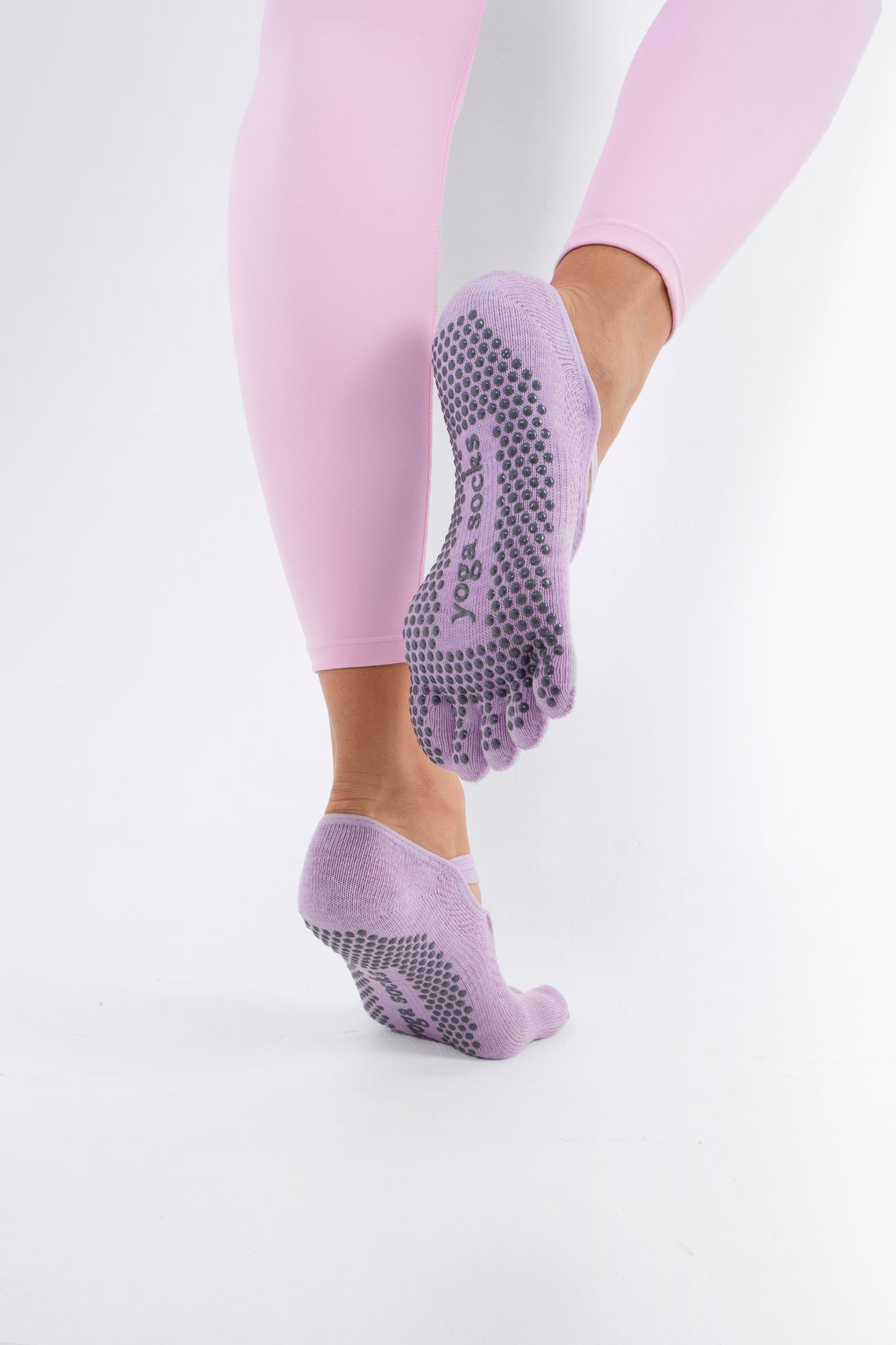 Pointe Non Slip Full Toe Grip Socks (2-Pairs)