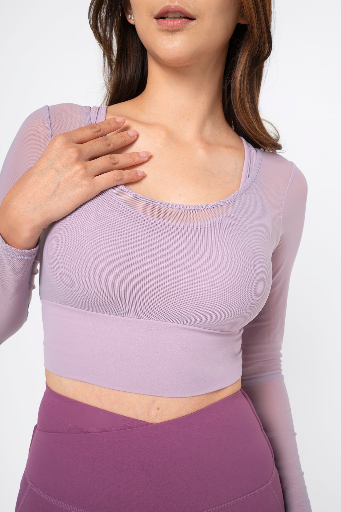 Mindful Mesh Long Sleeve [2-Piece Top Only]