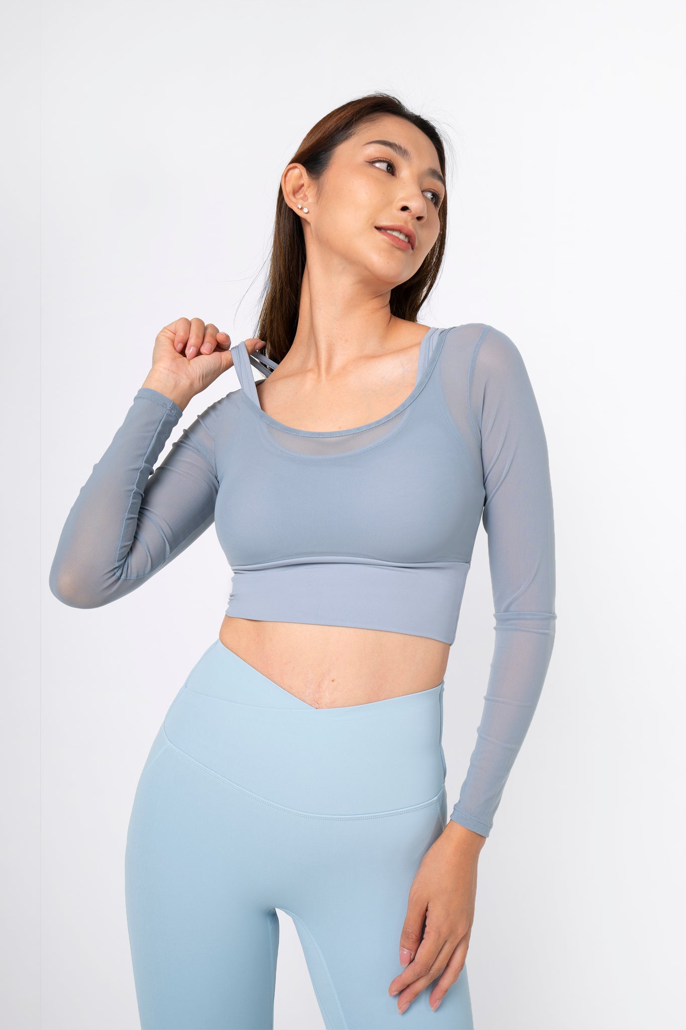 Mindful Mesh Long Sleeve [2-Piece Top Only]